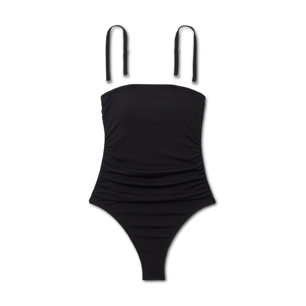 Women’s High Leg Bandeau One Piece Swimsuit Size S (4-6) - Picture 3 of 10